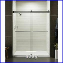 KOHLER K-706015-L-SH Levity Sliding Shower Door, 74 H x 56-5/8 59-5/8 W