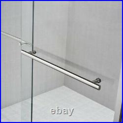 Mara Bypass Sliding Shower Door Polished Chrome Hardware Clear Glass