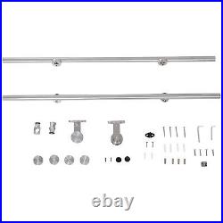 NEW 35-45mm Wooden Sliding Door Kit Stainless Steel Smooth Operation Hardware