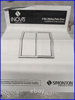 NEW Simonton INOVO Sliding Door Hardware Kit