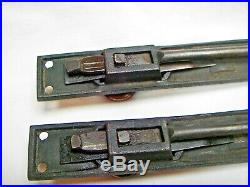 NOS Antique (2) 12 Copper Flash Slide Bolt Door Locks