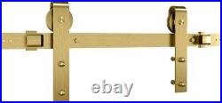 National Hardware Brushed Gold 72-Inch Interior Sliding Barn Door N700-006