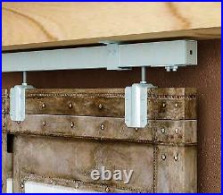 Raw Material Galvanized Box Track Ceiling Mount Sliding Barn Door Hardware
