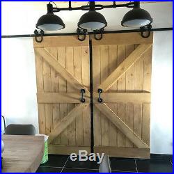 Retro Cast Iron Door Pull Handle for Sliding Barn Door Gate Furniture Hardware
