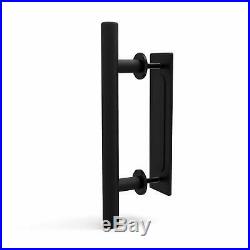 Retro Cast Iron Door Pull Handle for Sliding Barn Door Gate Furniture Hardware