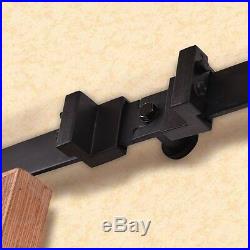 Room 12Ft Steel Sliding Barn Wood Door Hardware Track Tool For Thickness 40-45mm