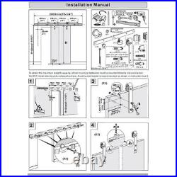Sliding Barn Door Track and Hardware (Door Not Included)