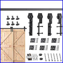 Sliding Door Track Barn Door Hardware Set Kit Bi-Fold Door Track Hardware 64