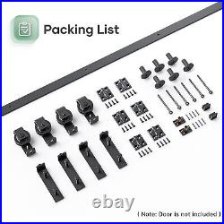 Sliding Door Track Barn Door Hardware Set Kit Bi-Fold Door Track Hardware 64