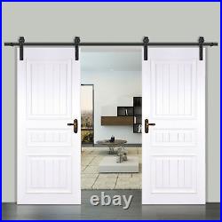 Sliding Door Track Barn Door Hardware Set Kit Bi-Fold Door Track Hardware 64