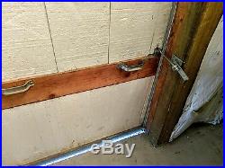 Sliding Rolling Steel Door 12'4x12'8 with Hardware and Rail. Barn door