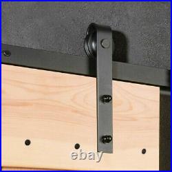 TSMST 9.6ft Sliding Barn Door Hardware Kit Closet Track Roller Accessory