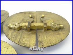 Unusual Brass Sliding Door Latches Latch Hardware Plates Cabinet Drawer Parts